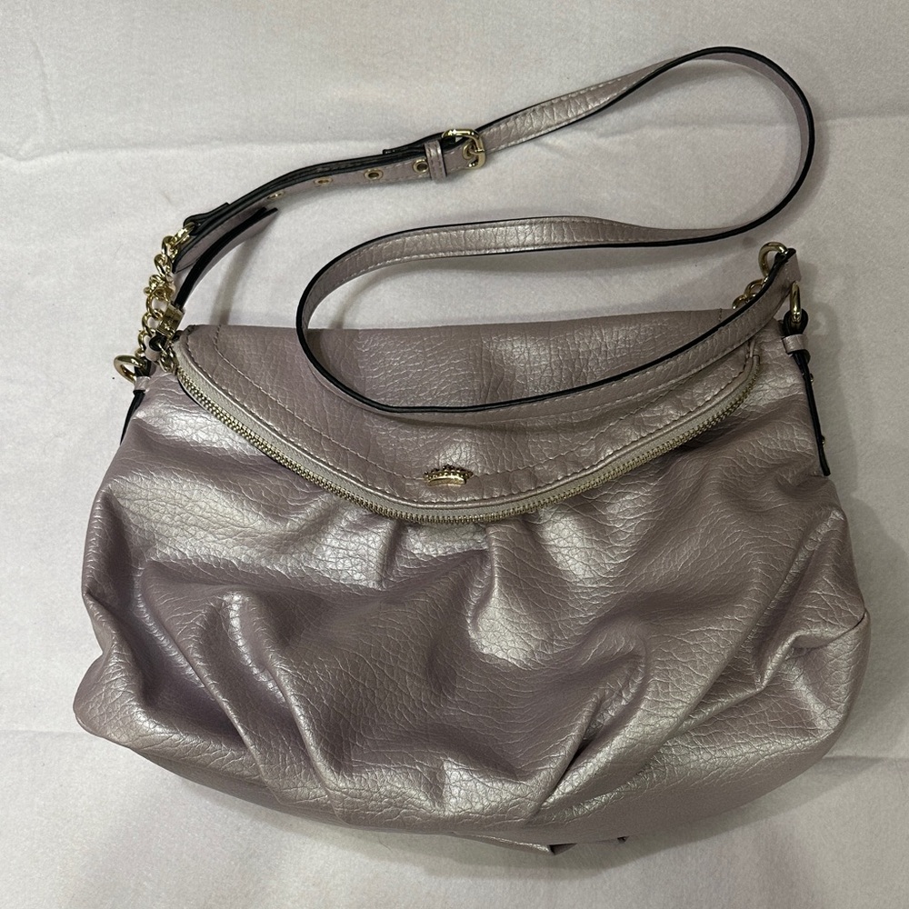 Juicy Couture Purple Metallic Shoulder Bag Y2K